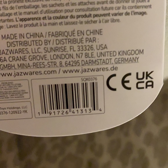 Original Squishmallows Cherish Size 7 “ Inch Rainbow Elephant 2022 NWTS - Picture 8 of 9